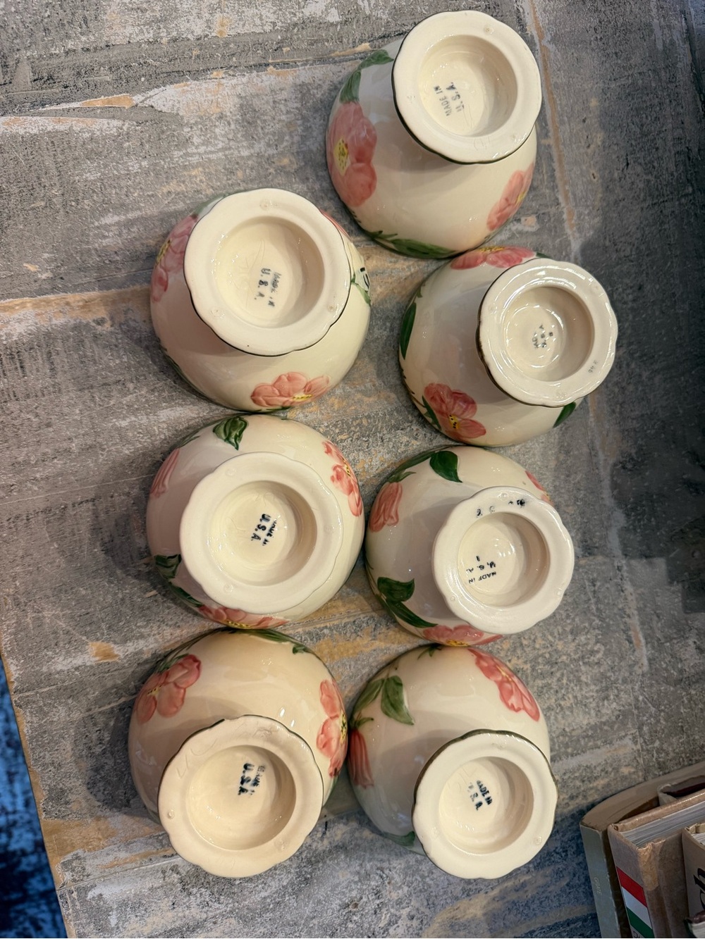Desert Rose Sherbet Bowls - Picture 7 of 7